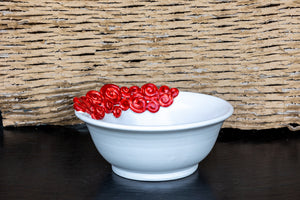 Riccioli - Elegant handmade ceramic serving bowl