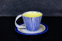 Millerighe - Unique Tea Cup Mug and Plate