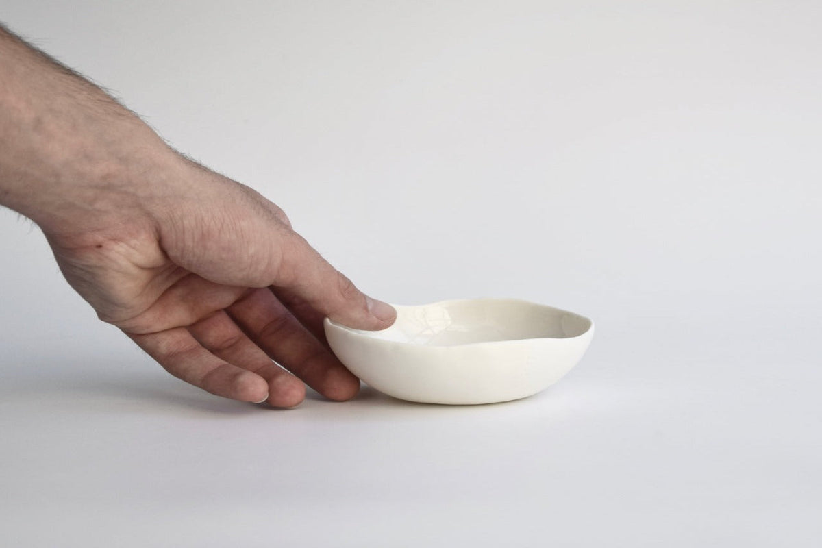 Luna - Handmade Porcelain small bowl