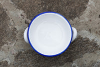 Ceramic bowl with handle, Handmade ceramic bowl with handles,