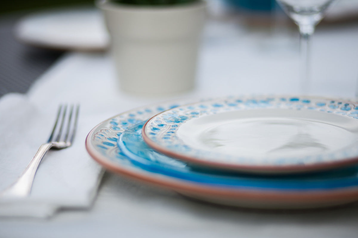 Azzurro - Handmade Ceramic Dinner Set