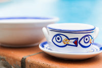 double handled pasta bowl, double handled rice bowl,