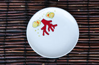 Handmade ceramic dinner plate, handmade ceramic plate, decorative ceramic dinner plate,
