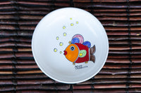 handmade ceramic dinnerset, painted ceramic dinnerset,