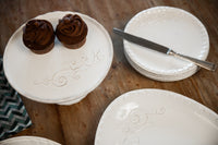 Ricamo - Elegant Ceramic Cake Stand