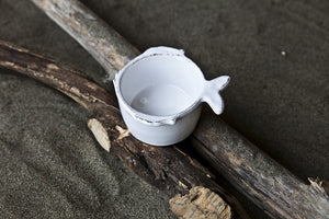 Playful Medium Ceramic Condiment Bowl, Italian condiment bowl, Italian style condiment bowl, Unique condiment bowl, Ceramic bowl, Red bowl, White Bowl, Handmade ceramic bowl, Unique bowl
