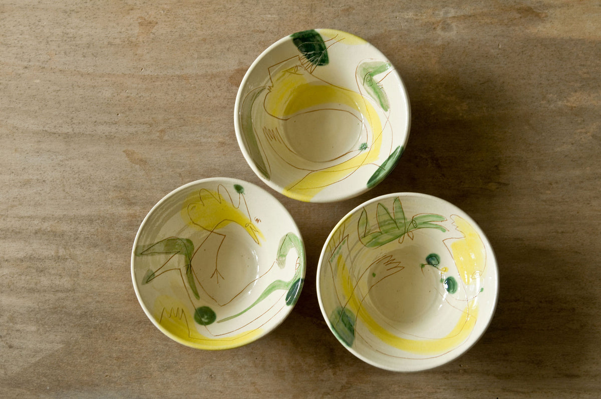 Handmade Decorated Ceramic Bowls