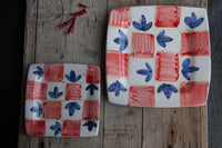 Quadrati Hand-Painted square side and dinner plates
