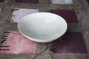 Porcelain Soup & Pasta Bowl with Watercolor Effect, pasta bowls