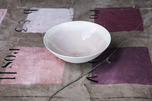 Porcelain Side Bowl with Watercolor Effect, crockery set