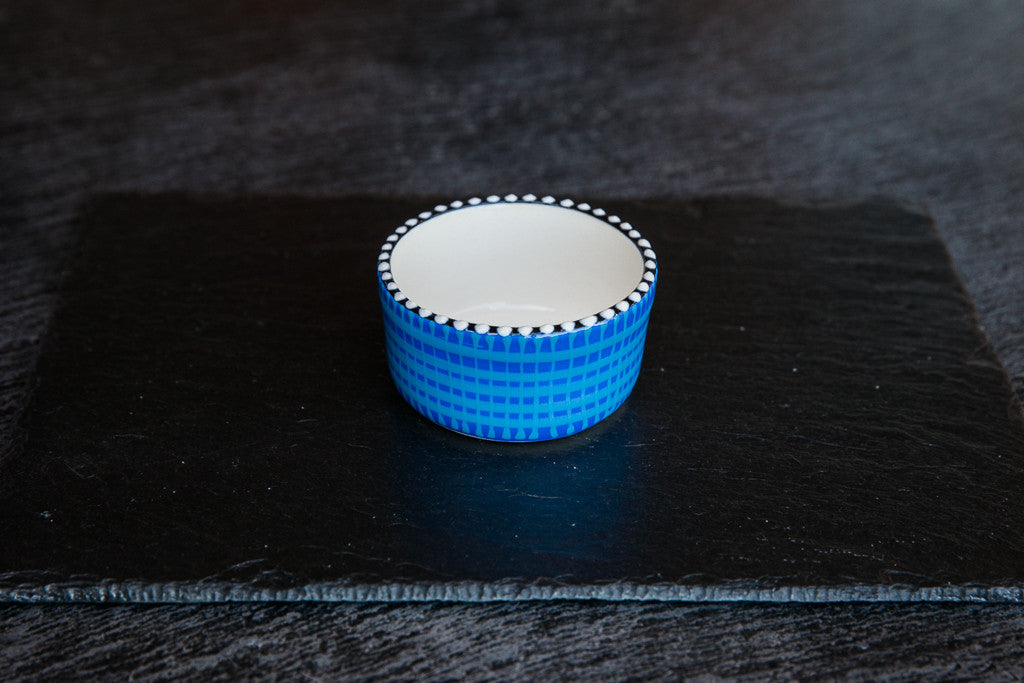 Hand-Painted Ceramic Side Bowl