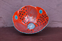 Semi - Hand-Painted Flower-Shaped Mini Bowls