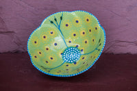 Semi - Hand-Painted Flower-Shaped Mini Bowls