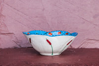 Semi - Hand-Painted Flower-Shaped Mini Bowls