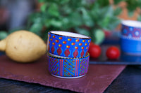 Hand-Painted Ceramic Side Bowl