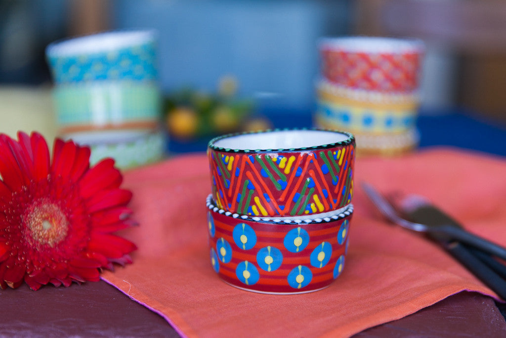 Fantasie - Hand-Painted Ceramic Side Bowls