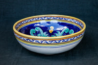 Rosone - Blu Sicilian Baroque Handmade Serving Bowl