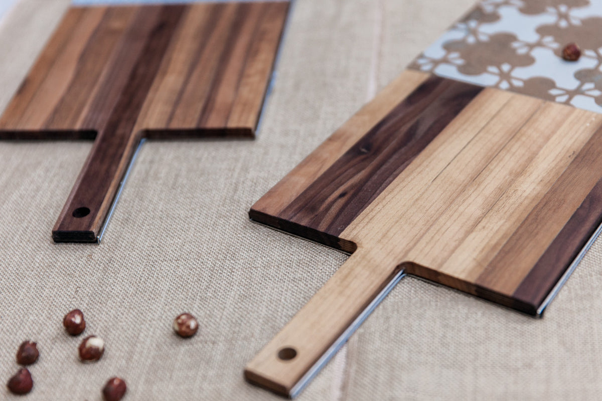 Mezzo Mezzo - Wood&Gres Cheese and Chopping Board