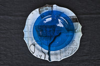 Tazze - Printed Handmade Glass Dinner Plate