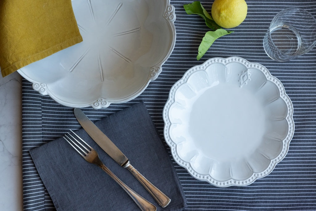 Barocco - Vintage Style Ceramic Soup & Pasta Bowl
