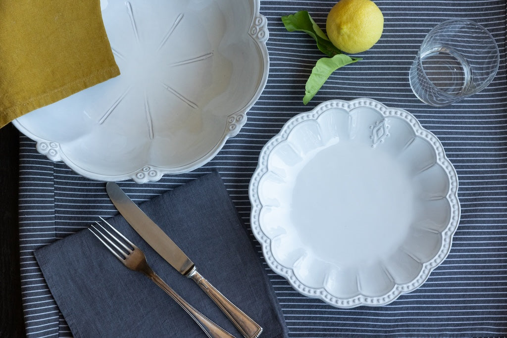 Barocco - Vintage Style Ceramic Soup & Pasta Bowl