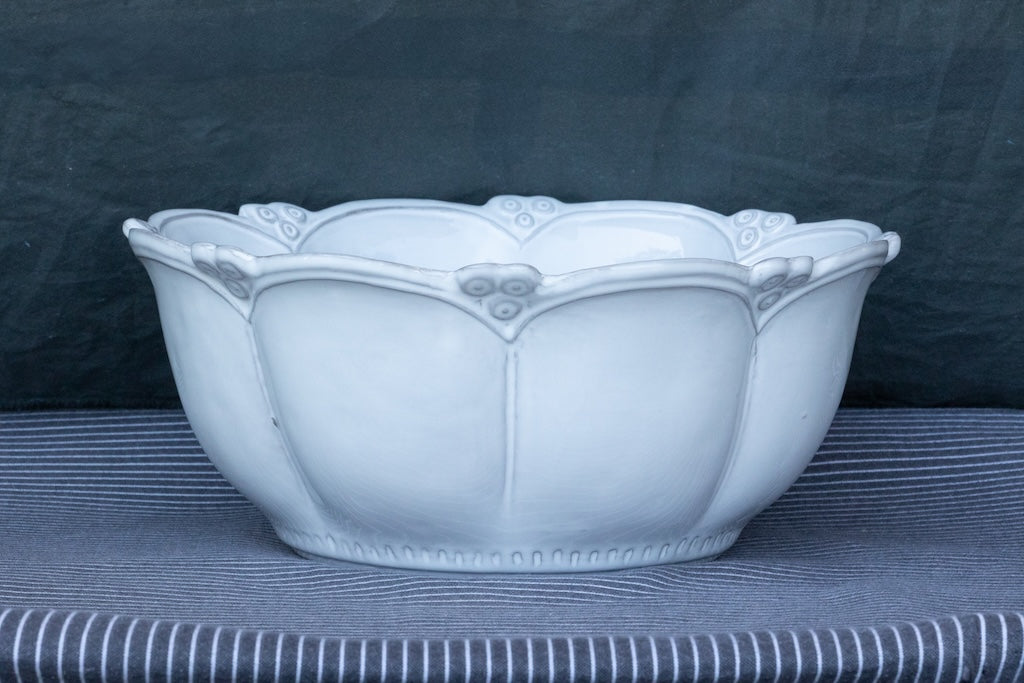 Barocco - Vintage Style Ceramic Serving Bowl