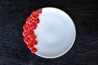 Riccioli - Elegant handmade ceramic serving platter