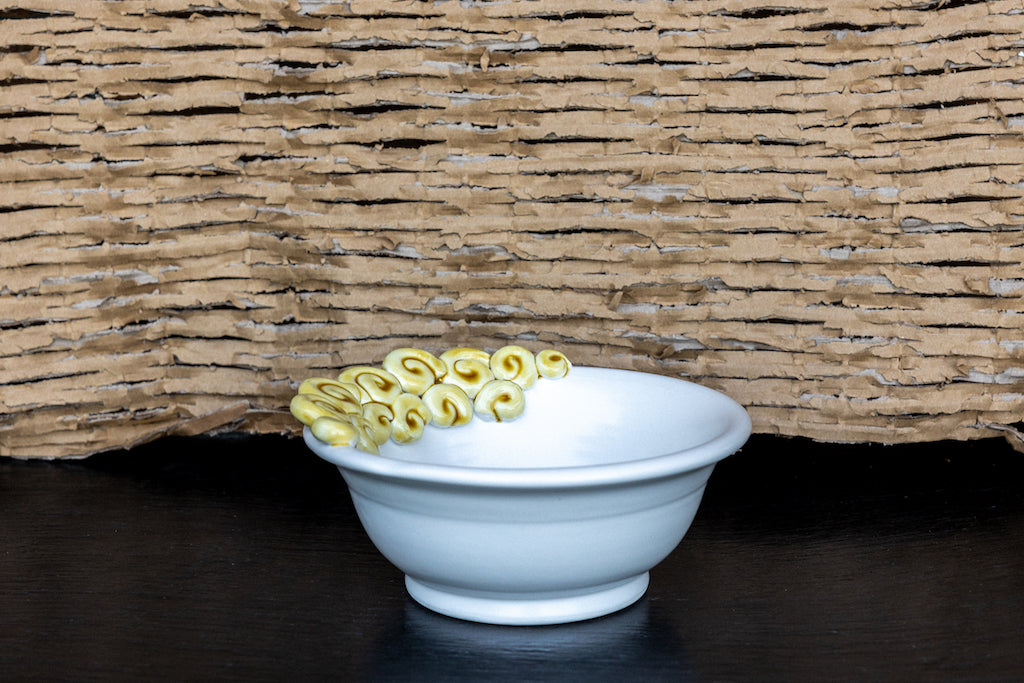 Riccioli - Elegante servizio da tavola in ceramica fatta a mano