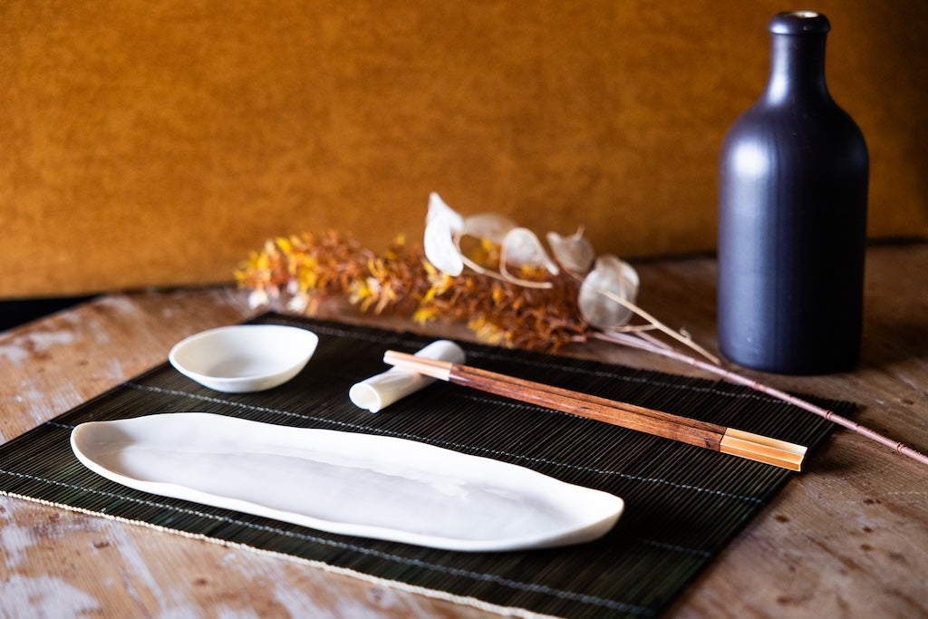 Luna - Set sushi in porcellana fatto a mano