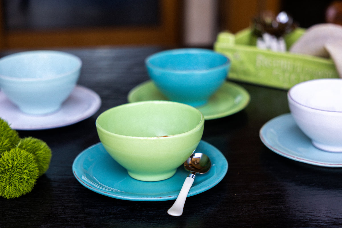 Pastelli - Handmade salad plate and bowl