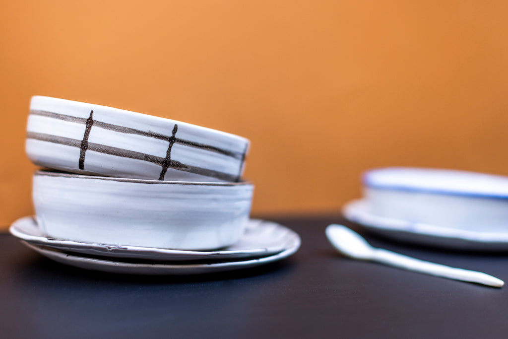 Buongiorno - Tazza, piatto e ciotola fatti a mano