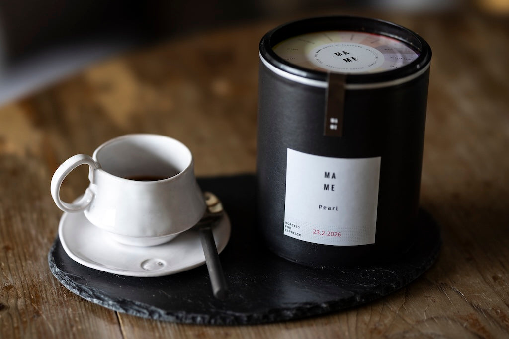 Espresso - Coffee hand made cup and plate