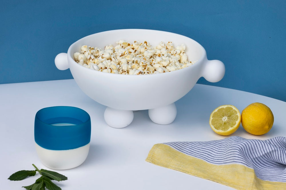 Mille Bolle - Piatto e ciotola in resina di design fatta a mano