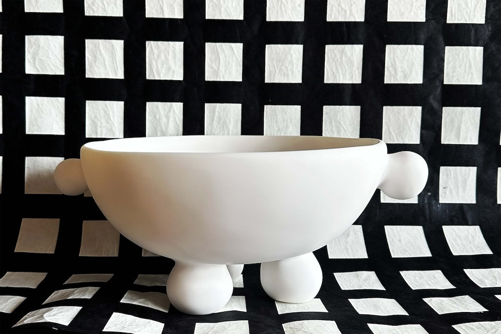 Mille Bolle - Piatto e ciotola in resina di design fatta a mano