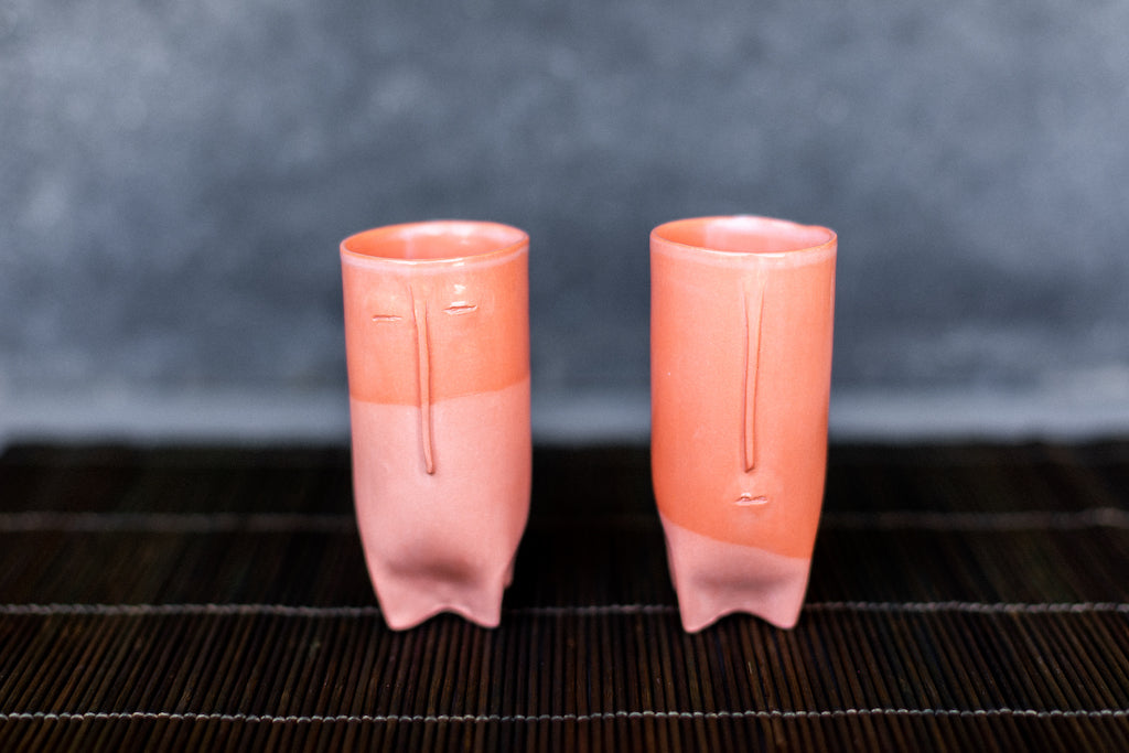Rapa Nui  - Handmade Porcelain Cups