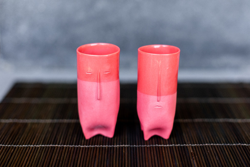 Rapa Nui  - Handmade Porcelain Cups