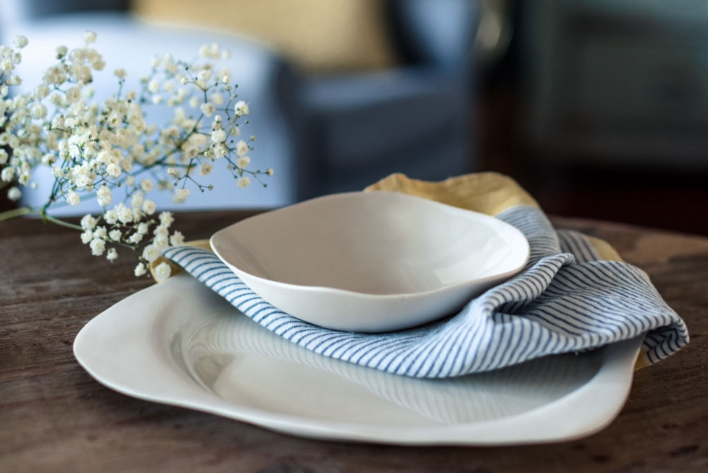 Uovo - Limoges porcelain elegant dinner set