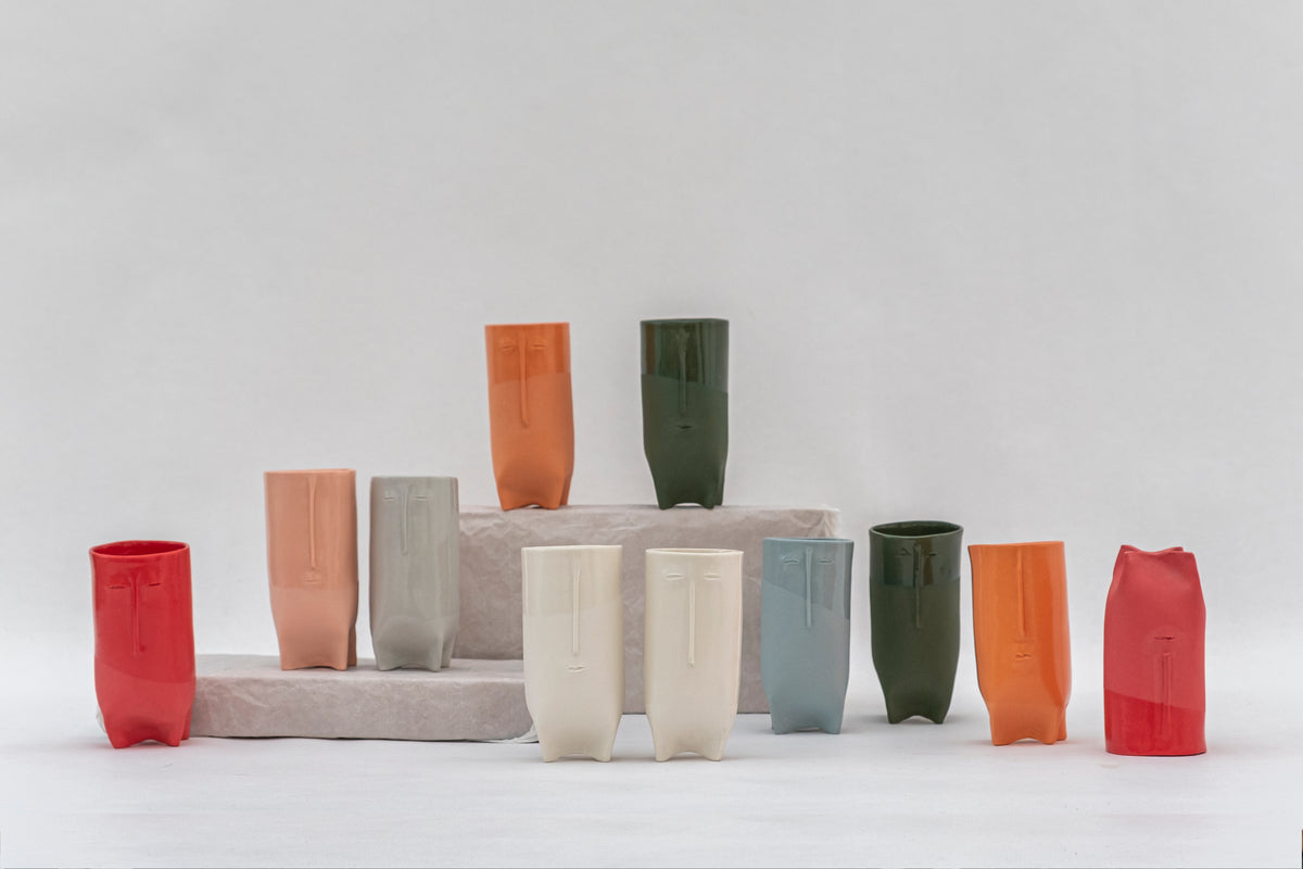 Rapa Nui  - Handmade Porcelain Cups