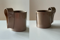 Ribbon  - Handmade Limoges Porcelain Cups