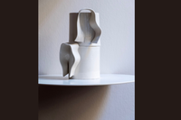 Ribbon  - Handmade Limoges Porcelain Cups