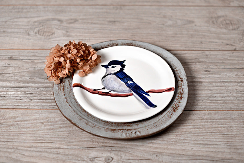 Birds - Handmade Ceramic Mug and Plate