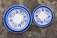 Painted Dinnerware, Painted Dinnerset, Decorative dinnerware, decorative dinnerset, Designer tableware,