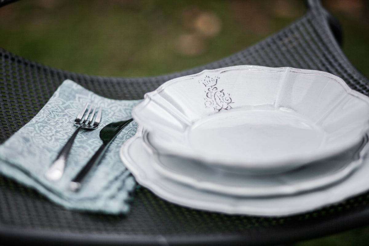 Regina - Ceramic Scalloped Soup & Pasta Bowl