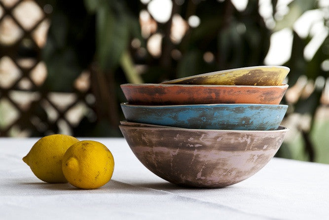 Handmade Colorful Porcelain Bowls