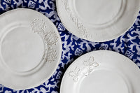 Elegant Handmade White Porcelain Dishes