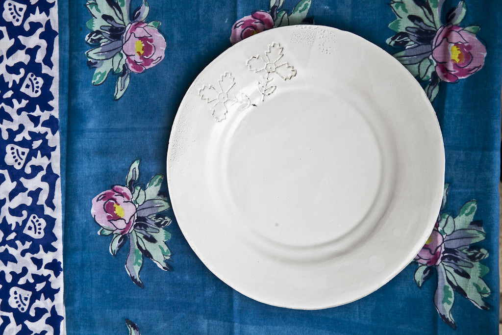 Elegant Handmade White Porcelain Dishes