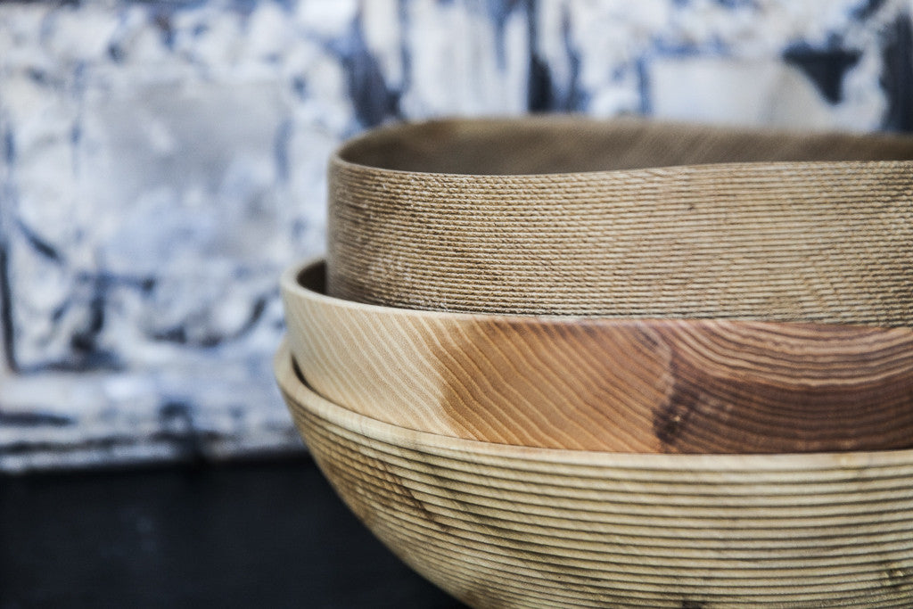 Handmade Wooden Serving Bowls by Alexander Ortlieb 