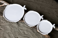 Fish-Shaped Dinner Set in White