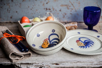Gallo. - Hand-Painted Rustic Dinner Set