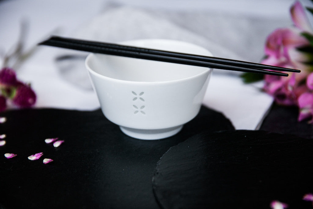 rice-grain porcelain bowl
